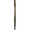 Ekena Millwork Andrea Ceiling Medallion (Fits Canopies up to 8"), Hand-Painted Brass, 12"OD x 8"ID x 1/2"P CM12ADBRS - alternate 3